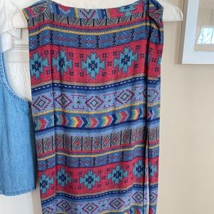 Tribal Print Skirt